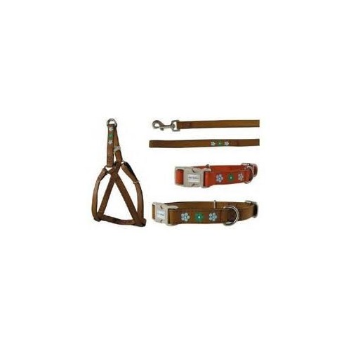 Collar Macleather Flower Rojo